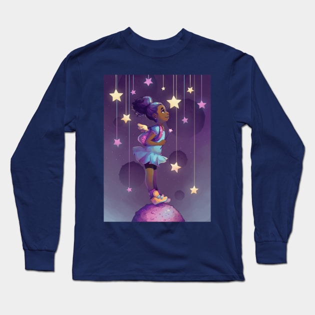 Reach for the Stars Long Sleeve T-Shirt by GDBee